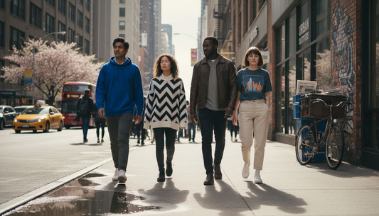 Group displays 2026 streetwear fashion trends