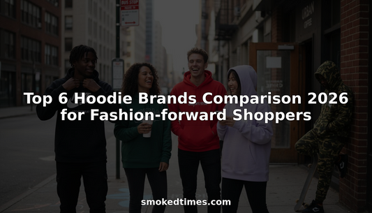 Group wearing different top hoodie brands