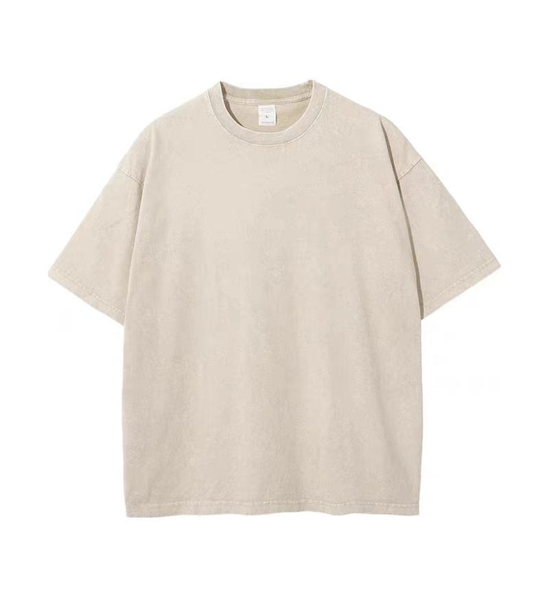 230G Heavy Washed Vintage Cotton T-Shirt – Oversized Streetwear Fit