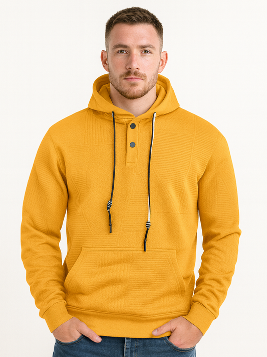 Lightweight Chevron Pullover Hoodie