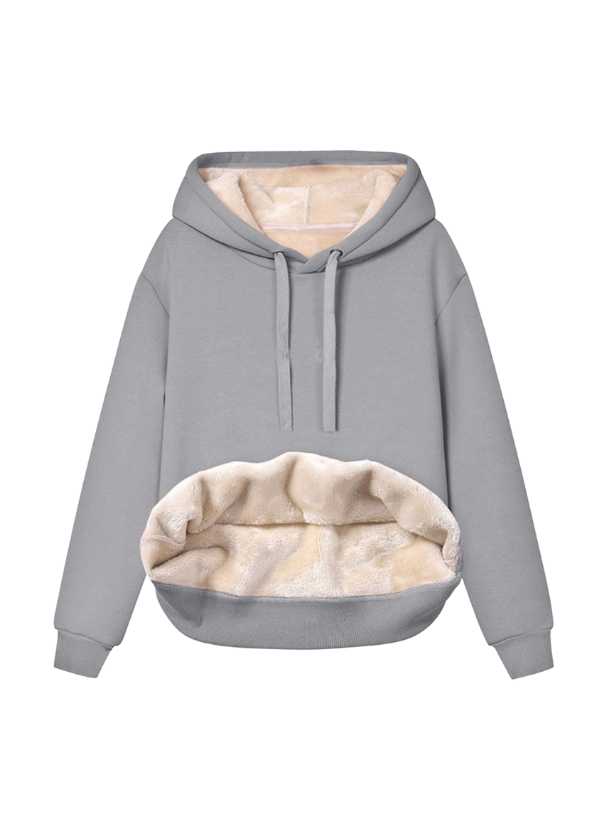 Reversible Sherpa-Lined Winter Hoodie