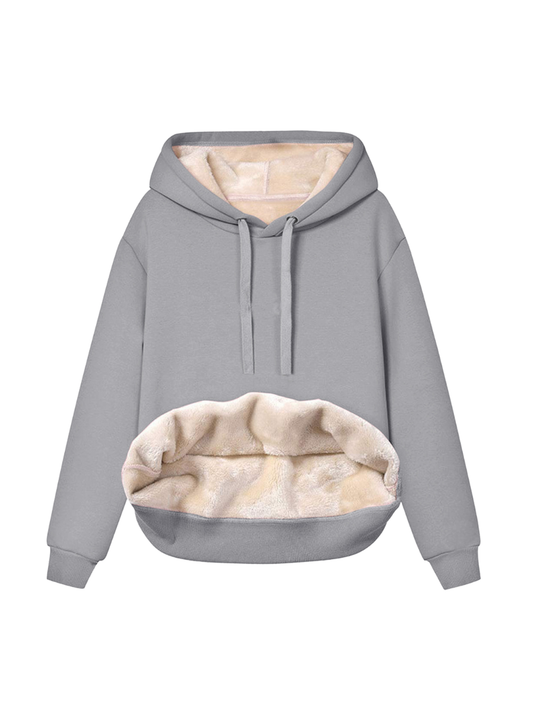 Reversible Sherpa-Lined Winter Hoodie