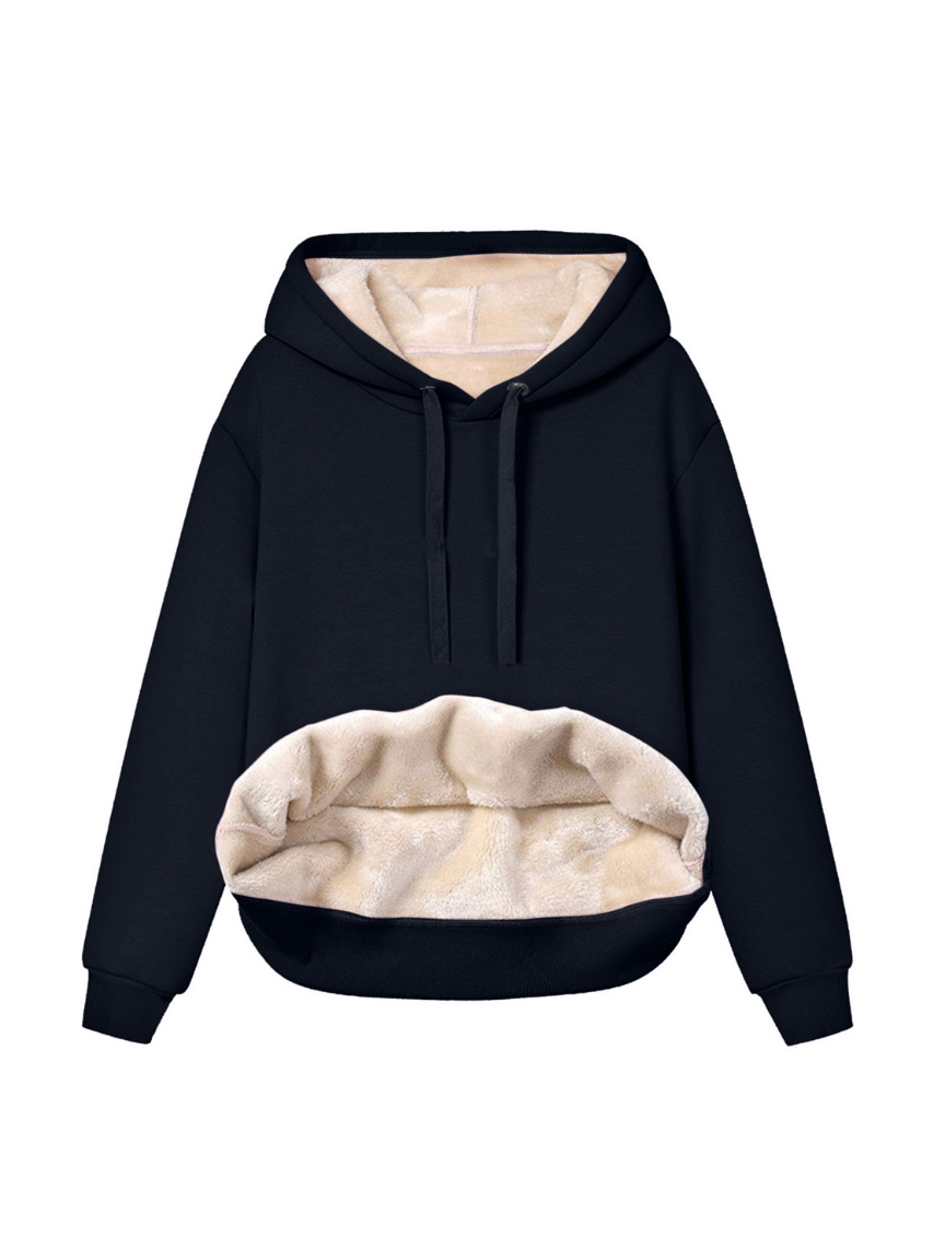 Reversible Sherpa-Lined Winter Hoodie