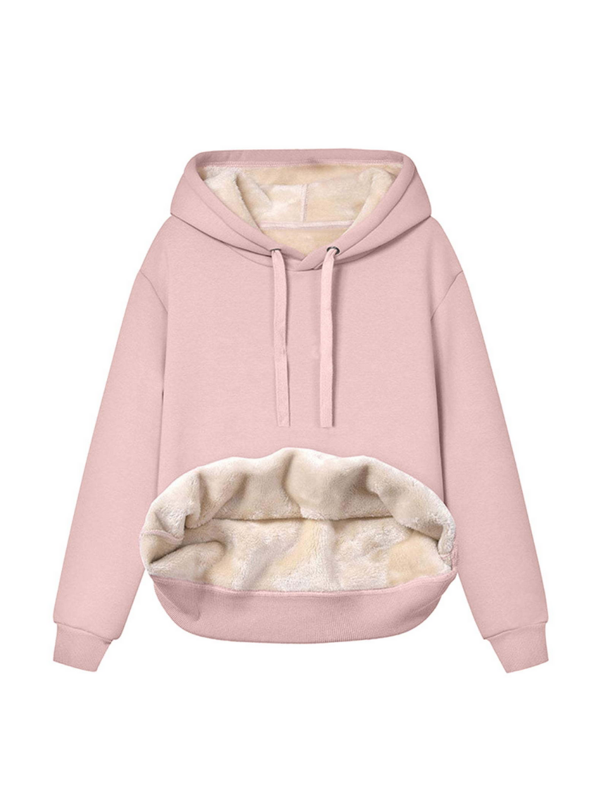 Reversible Sherpa-Lined Winter Hoodie