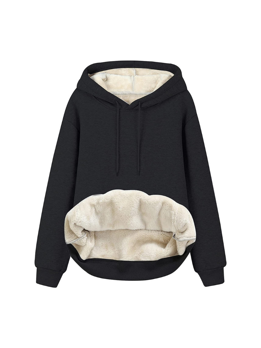 Reversible Sherpa-Lined Winter Hoodie