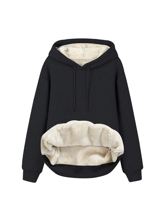 Reversible Sherpa-Lined Winter Hoodie