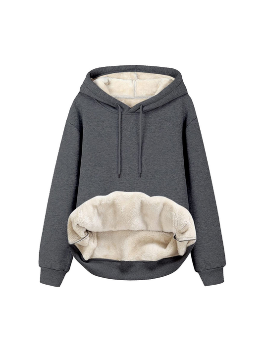 Reversible Sherpa-Lined Winter Hoodie