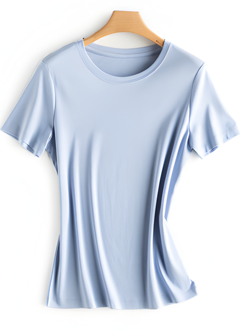 Cotton-Silk Blend T-Shirt