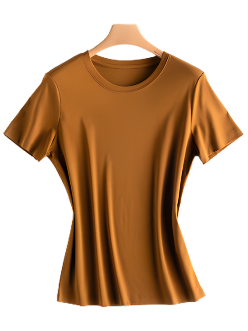 Cotton-Silk Blend T-Shirt