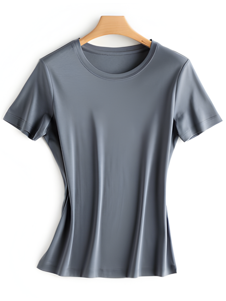 Cotton-Silk Blend T-Shirt