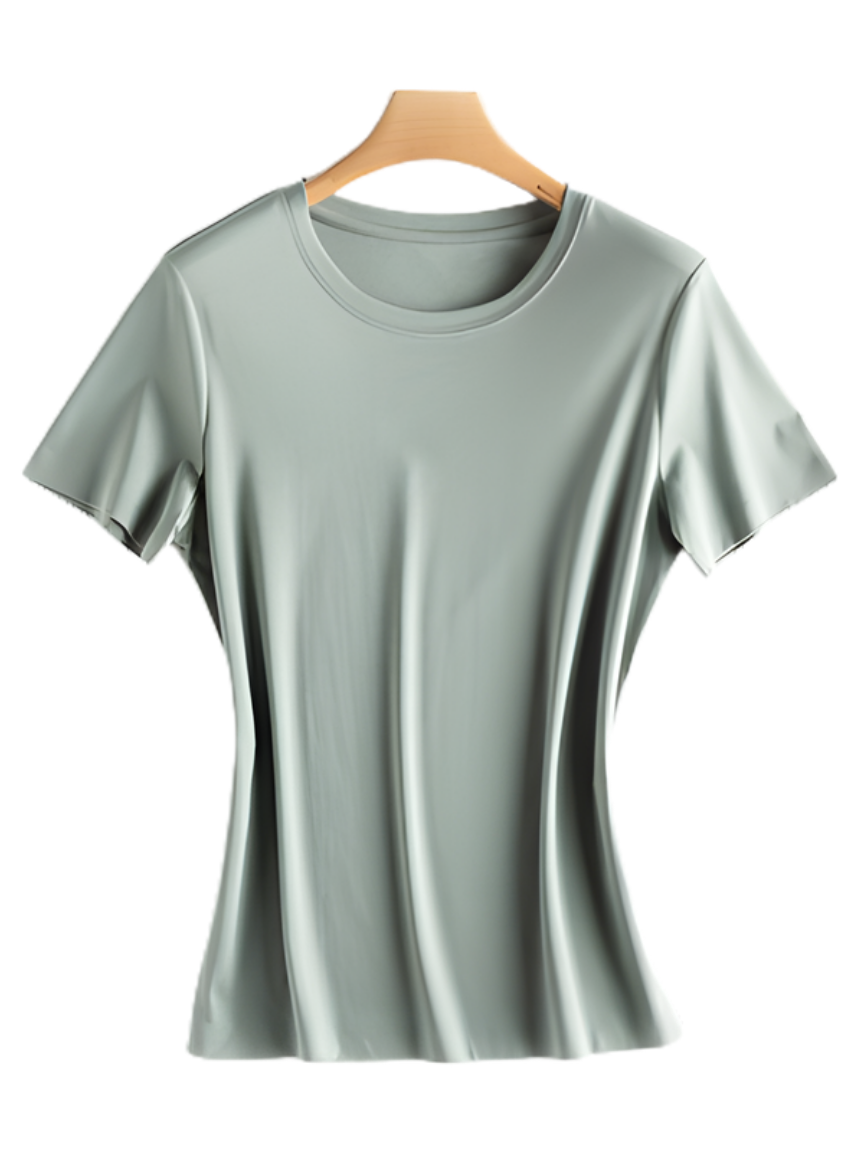 Cotton-Silk Blend T-Shirt