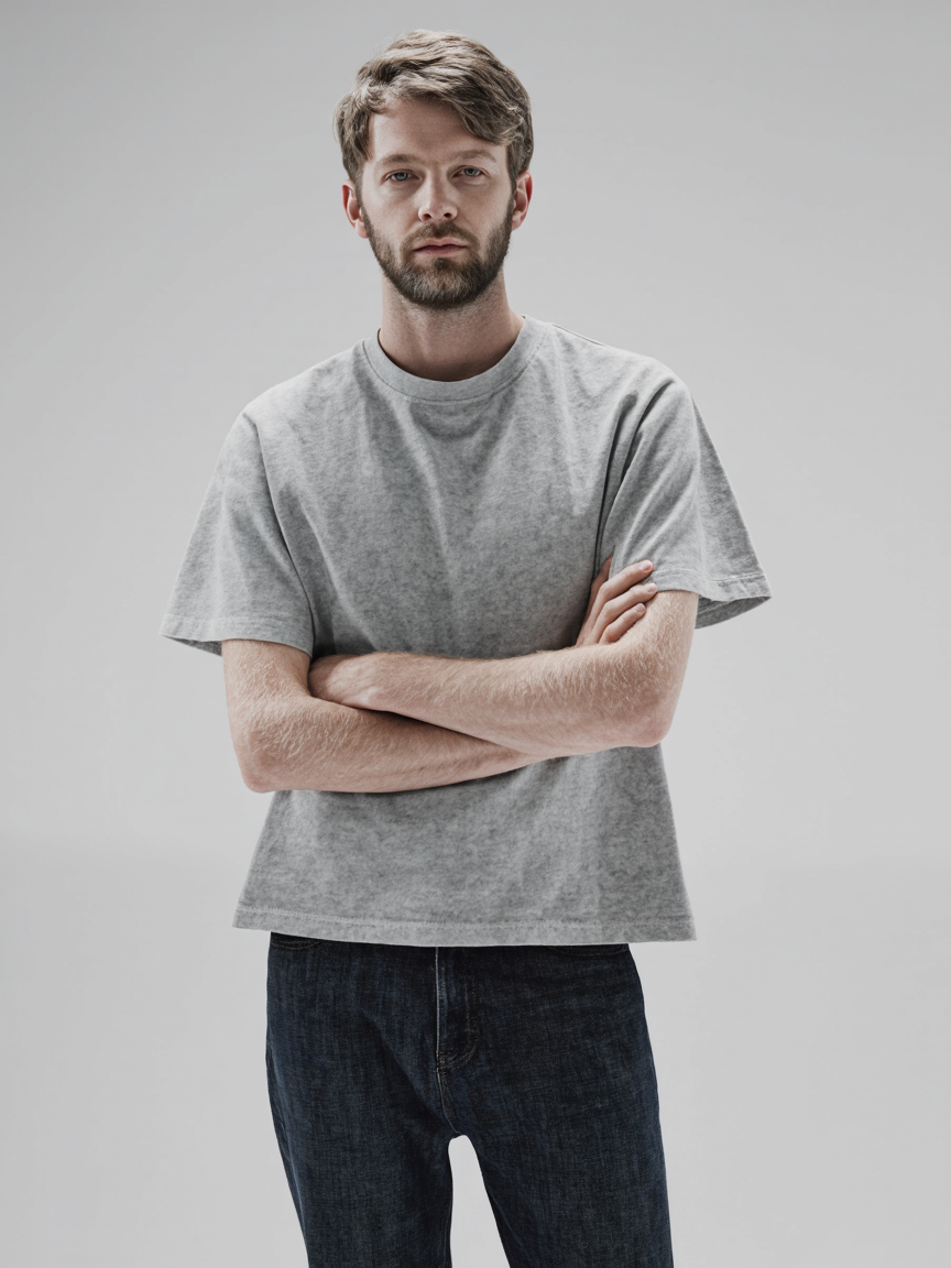 Retro 100% Cotton T-Shirt – Soft Organic Pima Blend