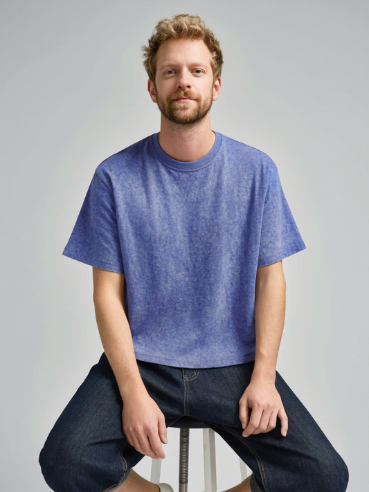 Retro 100% Cotton T-Shirt – Soft Organic Pima Blend