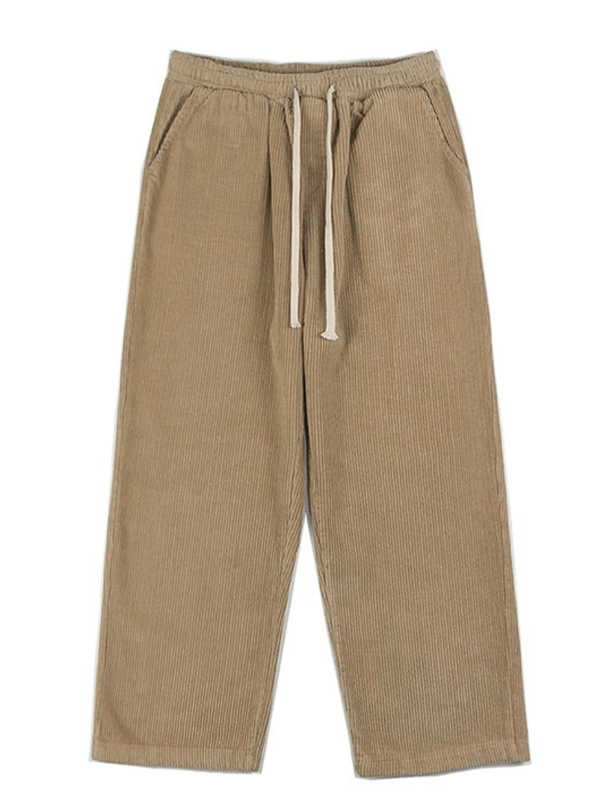 Corduroy Straight Pants