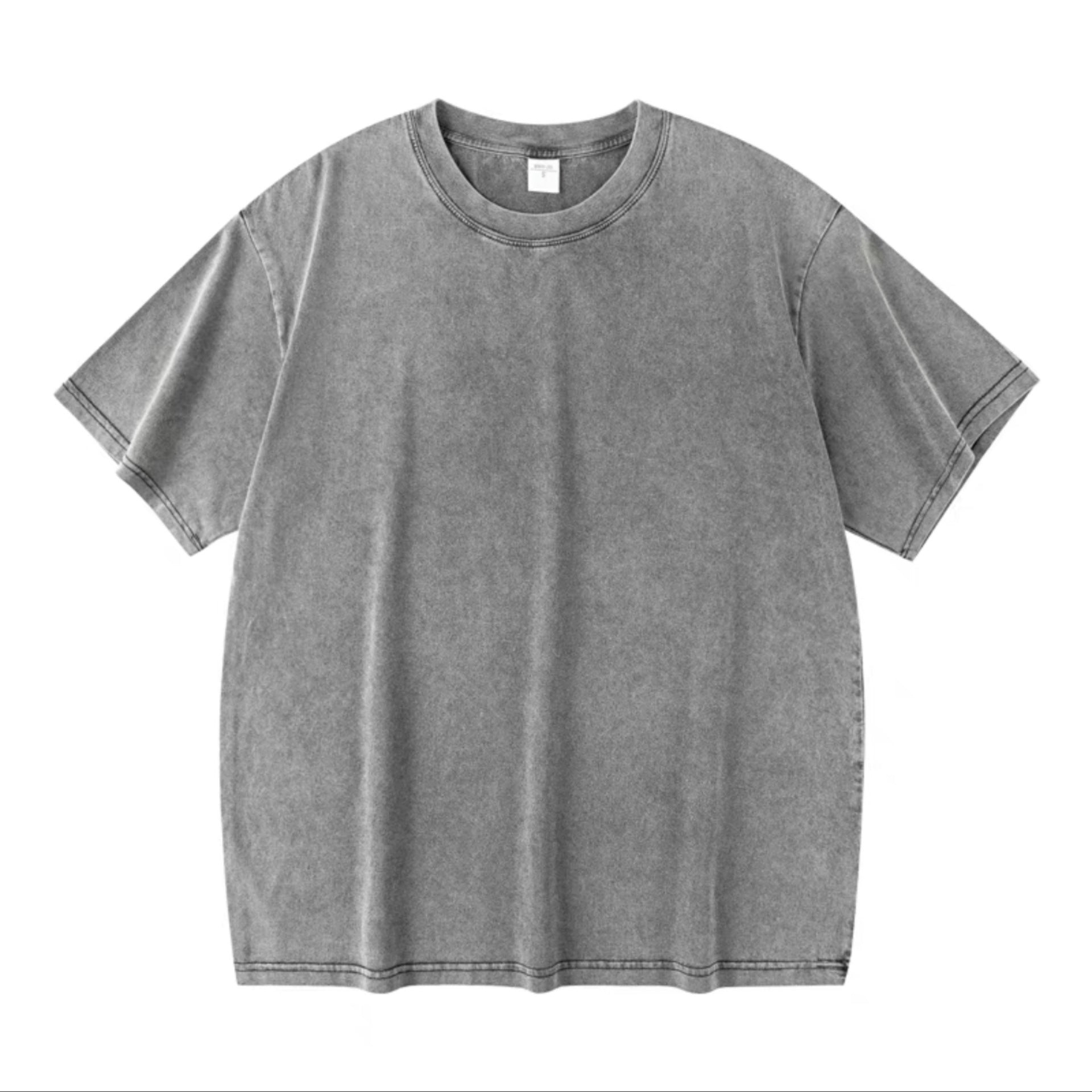 230G Heavy Washed Vintage Cotton T-Shirt – Oversized Streetwear Fit