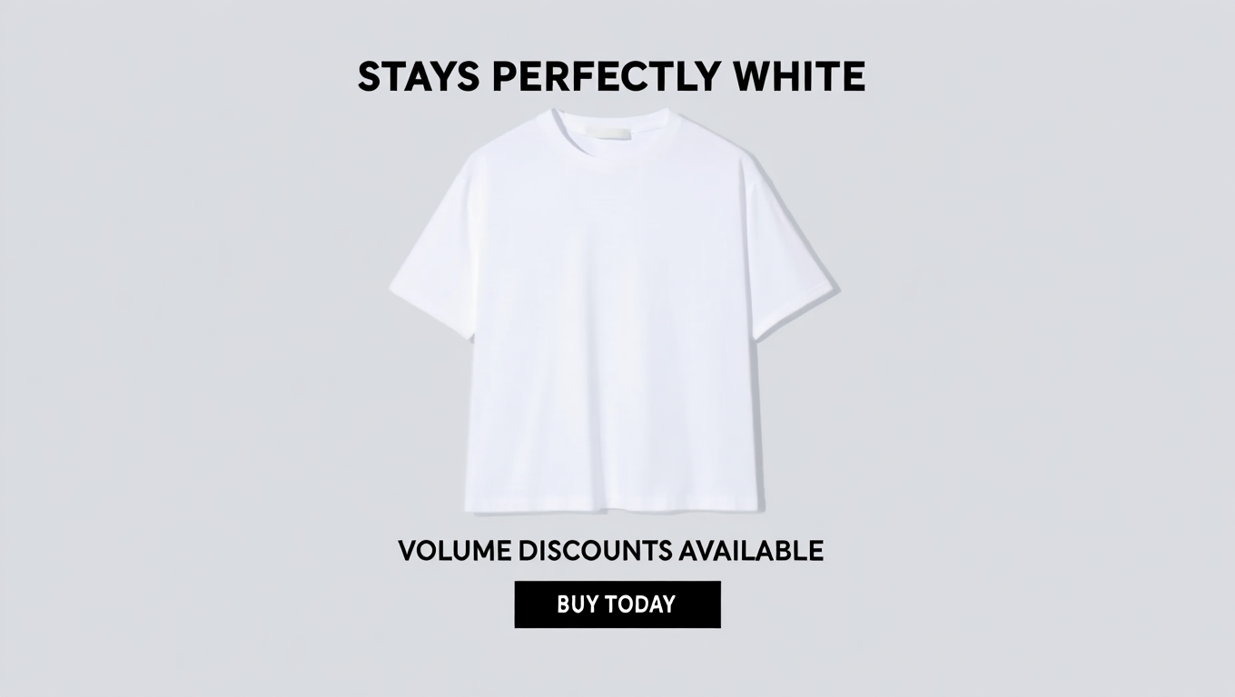 How to Wash White Cotton T-Shirts