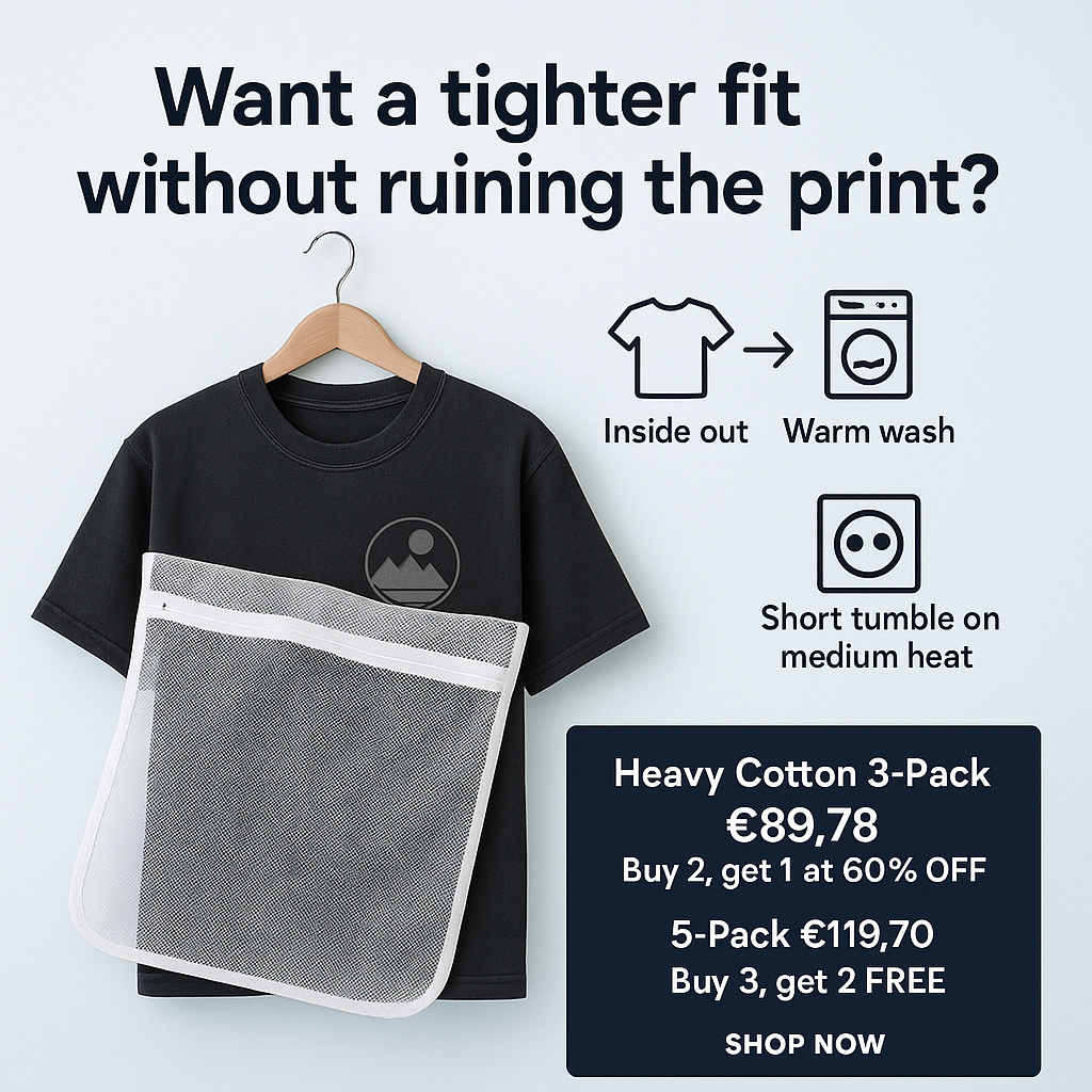 How to Shrink a Cotton T-Shirt with Graphics