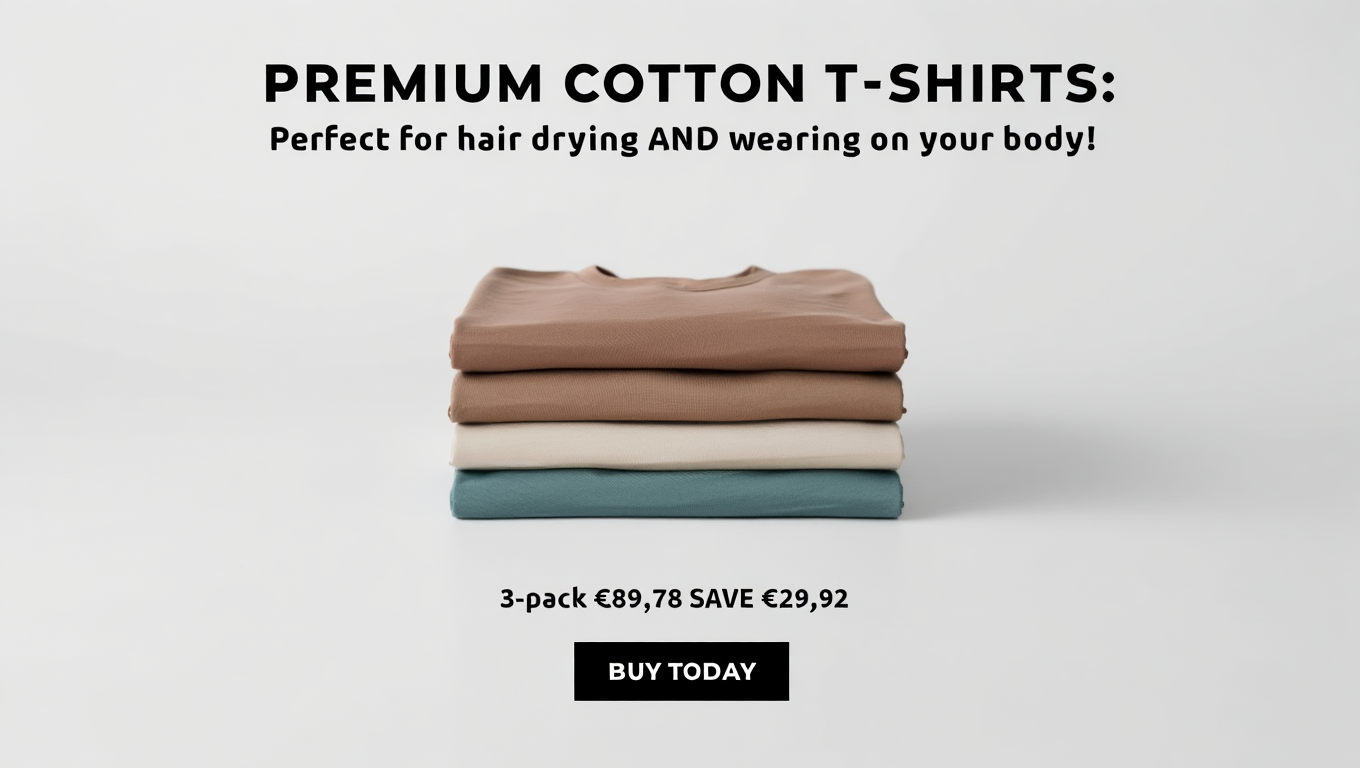 How to Use a Cotton T-Shirt to Dry Hair