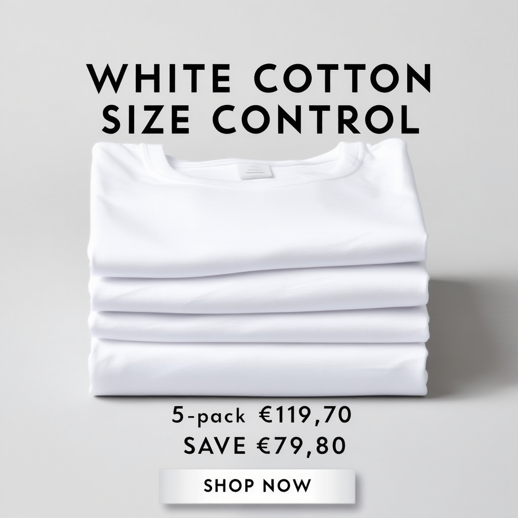 How to Shrink a White Cotton T-Shirt