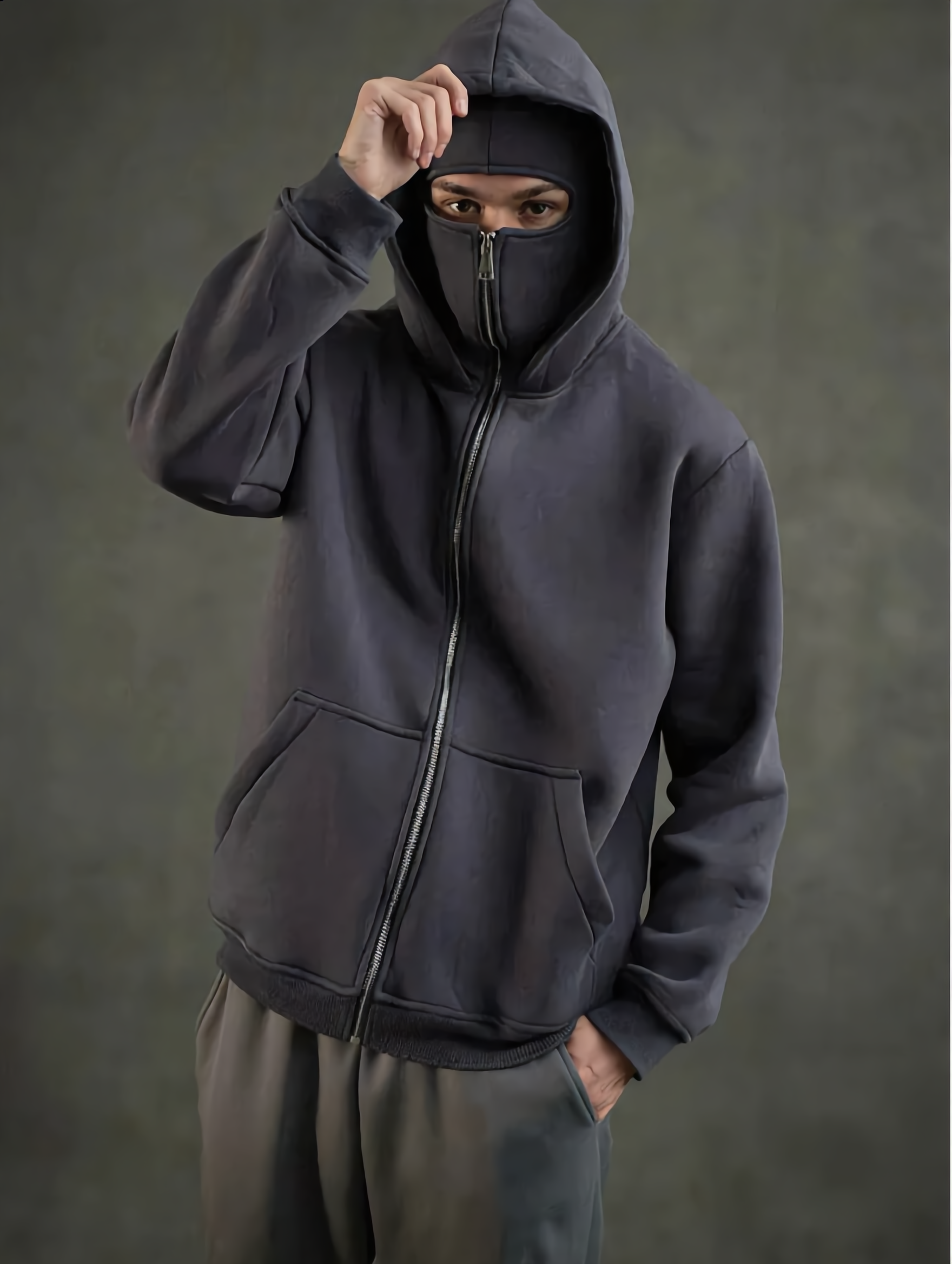 Balaclava Zip Hoodie