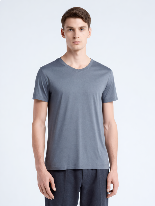 Cotton-Silk Blend T-Shirt