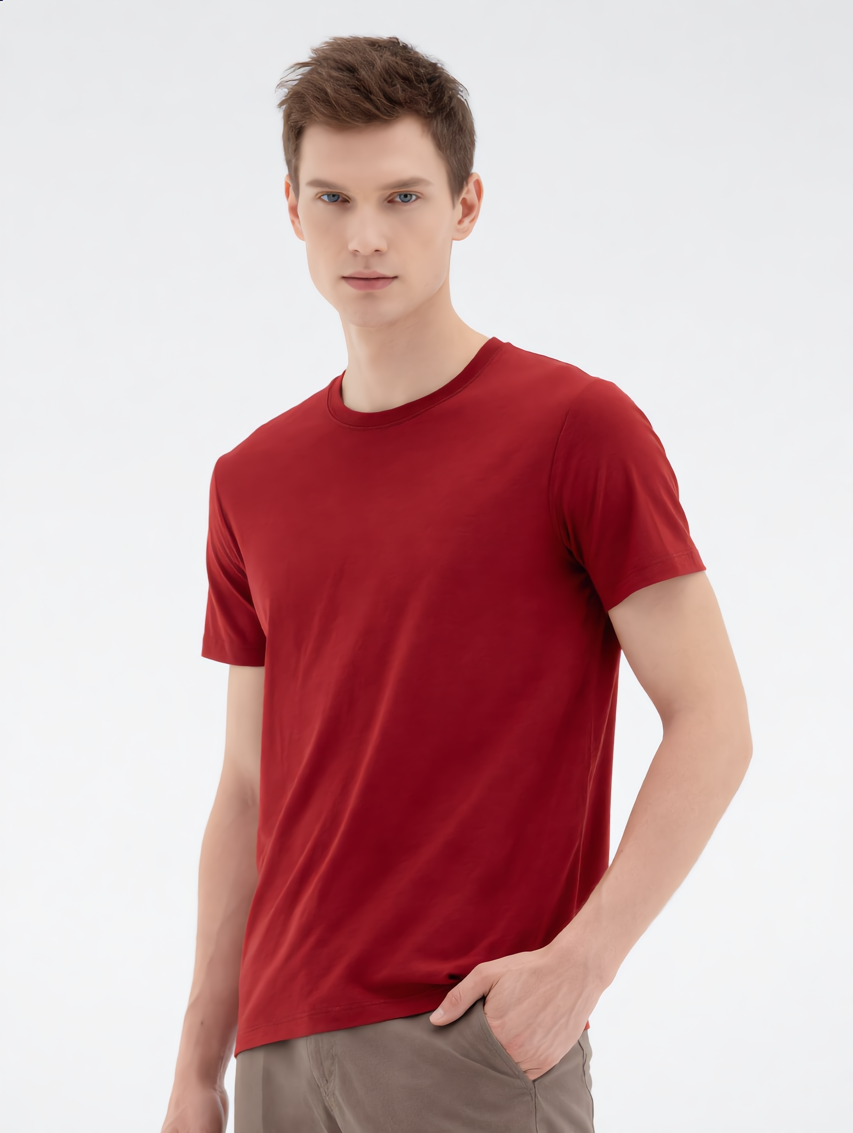 Cotton-Silk Blend T-Shirt